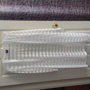INC International Concepts Cream Striped Cardigan